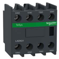Блок допоміжних контактів Schneider Electric LADN31 3NO + 1NC