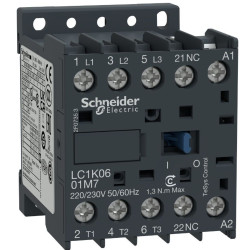 Контактор Schneider Electric TeSys K LC1K0601M7 3P 6A 220В