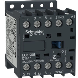 Контактор Schneider Electric TeSys K LC1K1201M7 3P 12A 220В