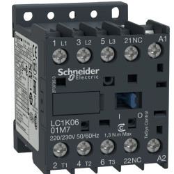 Контактор Schneider Electric TeSys K LC1K1601M7 3P 16A 220В