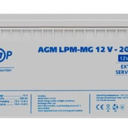 Акумулятор LogicPower AGM LPM-MG 12-200 Ah 12В