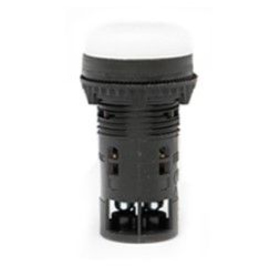Моноблочна сигнальна лампа ETI ELPI-024С-W 24V AC/DC (4771706)