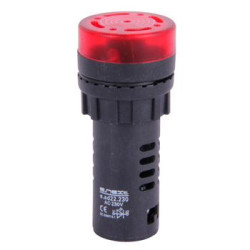 Сигнальная арматура E.Next e.ad22.230.buzzer.red Ø22мм 230В АС червона (s009027)