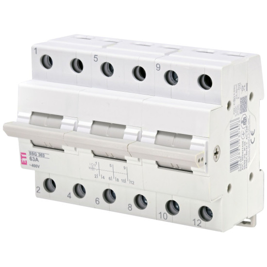 Перемикач навантаження ETI SSQ 363 "1-0-2" 3p 63A