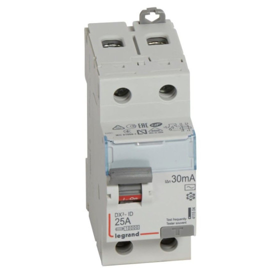 Диф.вимикач Legrand (411504) 2P 25A 30mA AC