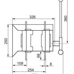 Пристрій автоматичного вводу резерву CNC YCS1-1250А 3Р 415В (Б00037976)