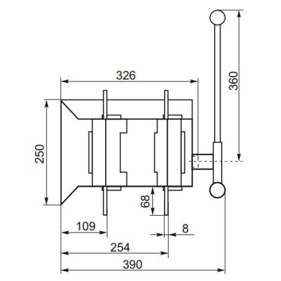 Пристрій автоматичного вводу резерву CNC YCS1-1250А 3Р 415В (Б00037976)
