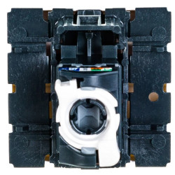 Розетка комп'ютерна Legrand Mosaic UTP Cat. 5e RJ 45 2-модульна