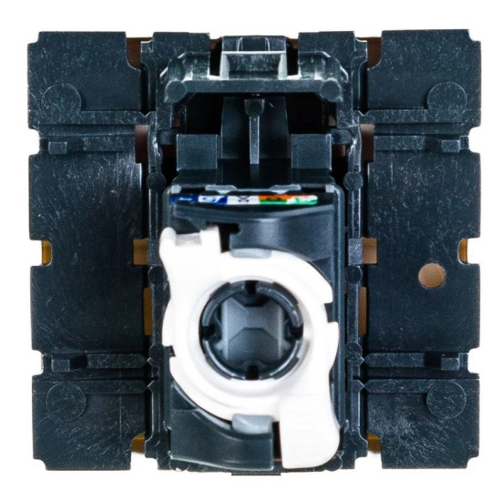 Розетка комп'ютерна Legrand Mosaic UTP Cat. 5e RJ 45 2-модульна