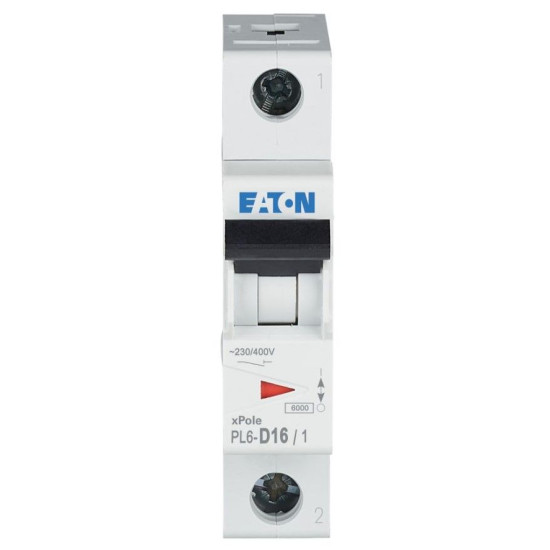 Автовимикач Eaton PL6-D16/1 6кА 16A