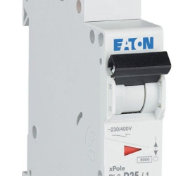 Автоматичний вимикач Eaton PL6-D25/1 6кА 25A
