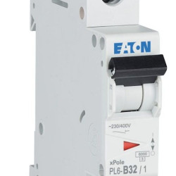 Автоматичний вимикач Eaton PL6-B32/1 6кА 32A