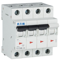 Автоматичний вимикач Eaton PL6-C40/3N 6кА 40A