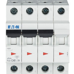 Автоматичний вимикач Eaton PL6-C40/3N 6кА 40A