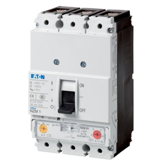 Силовий автомат Eaton NZMB1-M40 25кА 40A