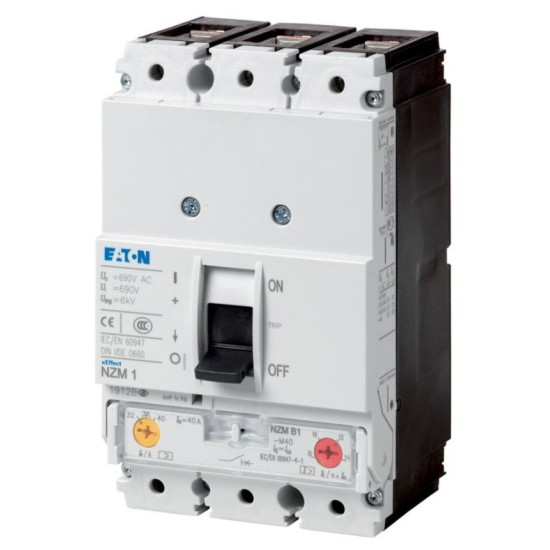 Силовий автомат Eaton NZMB1-M80 25кА 80A