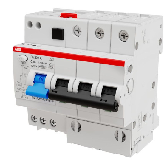 Диф. вимикач ABB DS203 A-C16/0.03