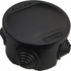 Розподільча коробка Аско-Укрем UAtmo Jet Black 50*50