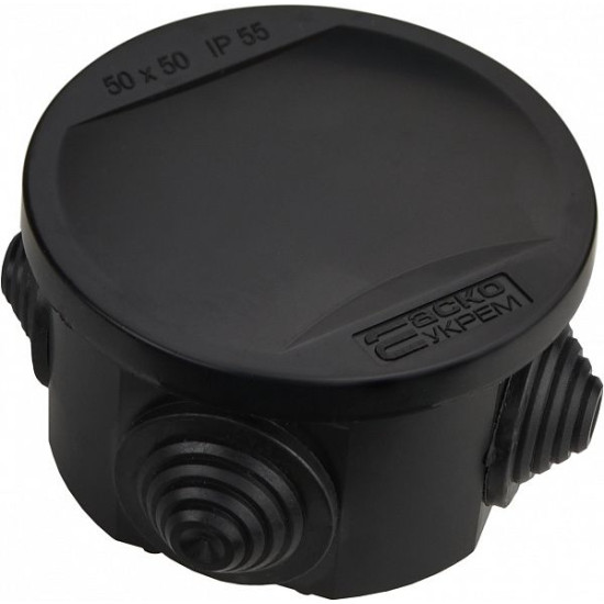 Розподільча коробка Аско-Укрем UAtmo Jet Black 50*50