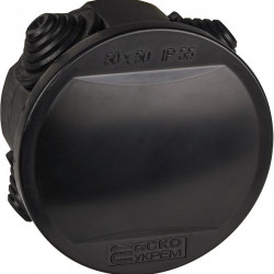 Розподільча коробка Аско-Укрем UAtmo Jet Black 50*50