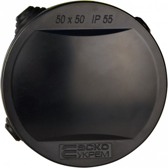 Розподільча коробка Аско-Укрем UAtmo Jet Black 50*50