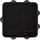 Розподільча коробка Аско-Укрем UAtmo Jet Black 85*85*50