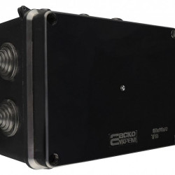 Розподільча коробка Аско-Укрем UAtmo Jet Black 150*110*70