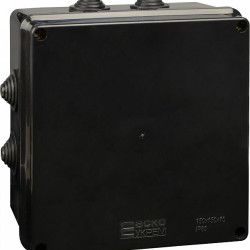 Розподільча коробка Аско-Укрем UAtmo Jet Black 150*150*70