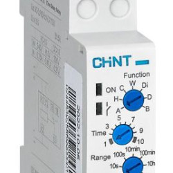 Реле затримки часу Chint NTE8-M2 AC230В 7 режимів затримки із налаштуваннями 1CO (258701)