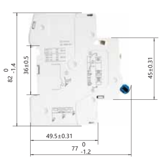 Сигнальний допоміжний контакт Chint XF9J для NB1, NBH8, NB1L (184996)