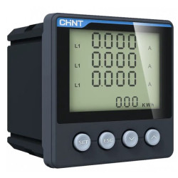 Цифровий трифазний мультиметр Chint PD666-3S3 3×450V 3×*A/5A RS485