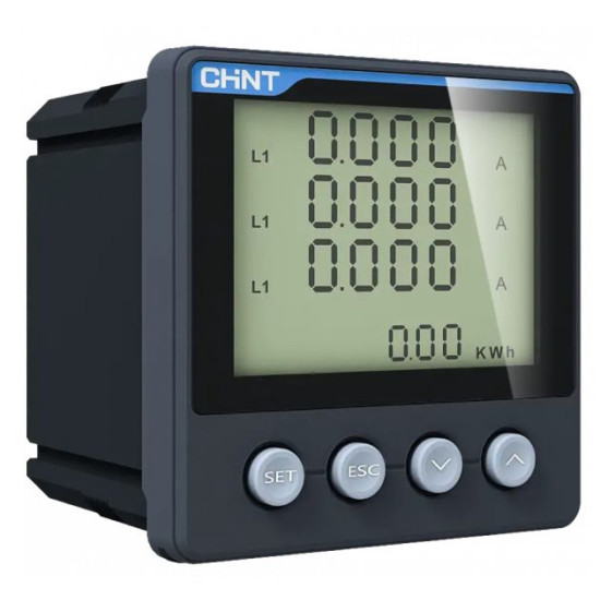 Цифровий трифазний мультиметр Chint PD666-3S3 3×450V 3×*A/5A RS485
