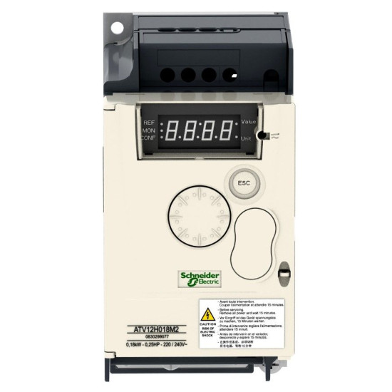 Частотний перетворювач Schneider electric ATV12 240В 1ф 0,18кВт