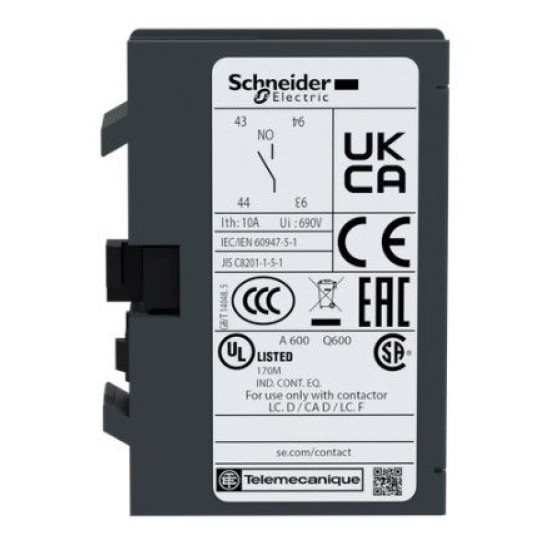 Допоміжний контакт Schneider Electric TeSys LADN10