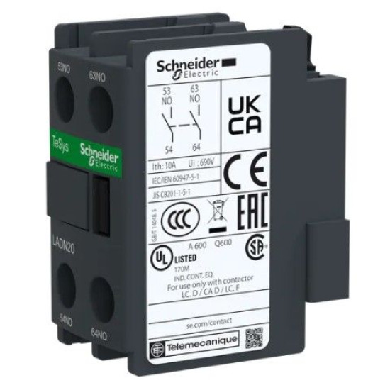 Допоміжний контакт Schneider Electric TeSys LADN20
