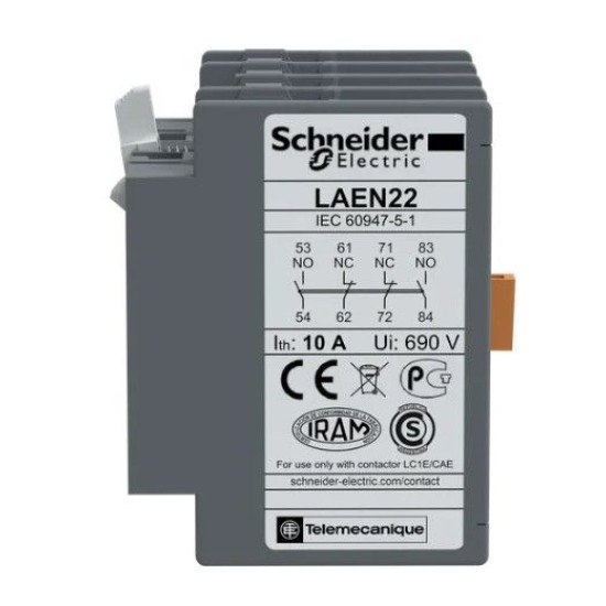 Допоміжний контакт Schneider Electric TeSys LAEN22