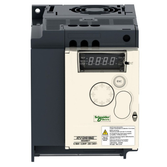 Частотний перетворювач Schneider Electric ATV12HU15M2TQ ATV12 240В 1ф 1,5кВт (без брендової коробки)