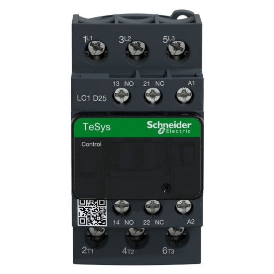 Контактор Schneider Electric LC1D25P7 TeSys Deca 3Р 25A НО+НЗ 230В