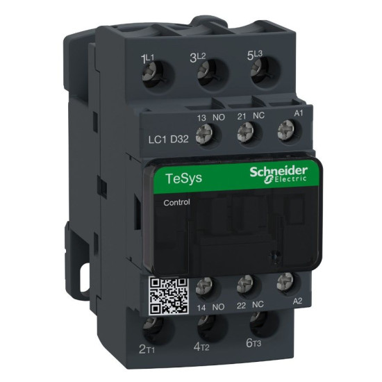 Контактор Schneider Electric LC1D32P7 TeSys Deca 3Р, 32A, НВ+НЗ 230B
