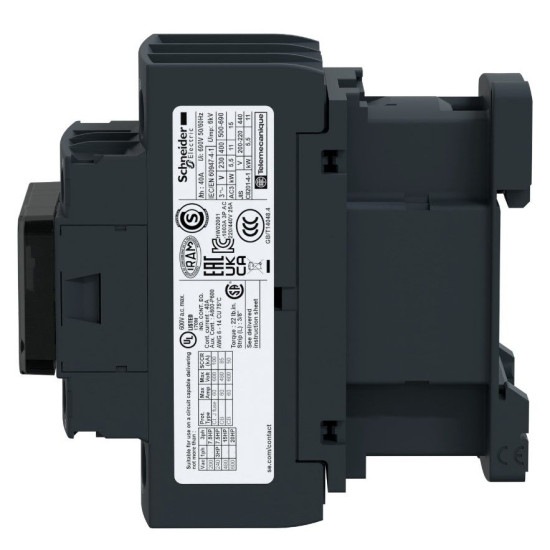 Контактор Schneider Electric LC1D32P7 TeSys Deca 3Р, 32A, НВ+НЗ 230B