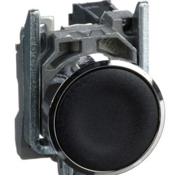 Металева кнопка Schneider Electric XB4BA21 Harmony XB4 чорна