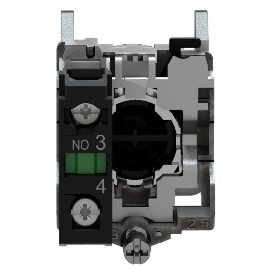 Металева кнопка Schneider Electric XB4BA21 Harmony XB4 чорна