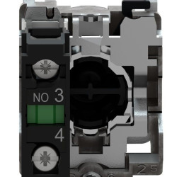 Металева кнопка Schneider Electric XB4BA31 Harmony XB4 зелена