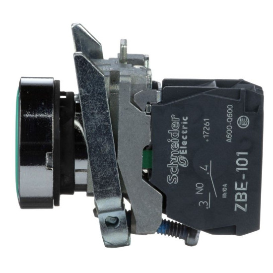 Металева кнопка Schneider Electric XB4BA31 Harmony XB4 зелена