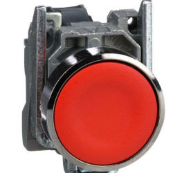 Металева кнопка Schneider Electric XB4BA42 Harmony XB4 червона