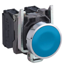 Металева кнопка Schneider Electric XB4BA61 Harmony XB4 синя