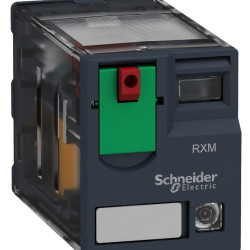 Мініатюрне реле Schneider Electric RXM4AB2P7  4CO 230В із  LED та блокованою тестовою кнопкою