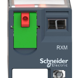 Мініатюрне реле Schneider Electric RXM4AB2P7  4CO 230В із  LED та блокованою тестовою кнопкою