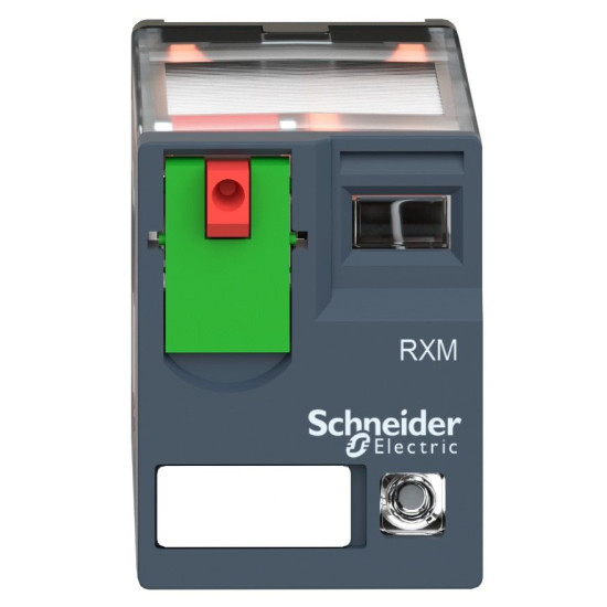 Мініатюрне реле Schneider Electric RXM4AB2P7  4CO 230В із  LED та блокованою тестовою кнопкою