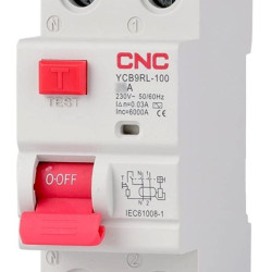 ПЗВ CNC YCB9RL-100 16А 1Р+N 6кА 30мА (Б00039139)